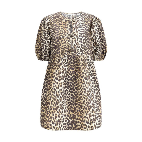 Leopard mini Dress Ganni