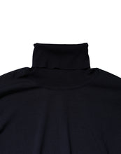 Dolce & Gabbana Blue Long Sleeve Turtleneck Pullover Sweater