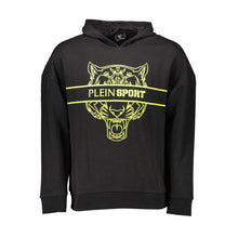 Black Cotton Men Sweater Plein Sport