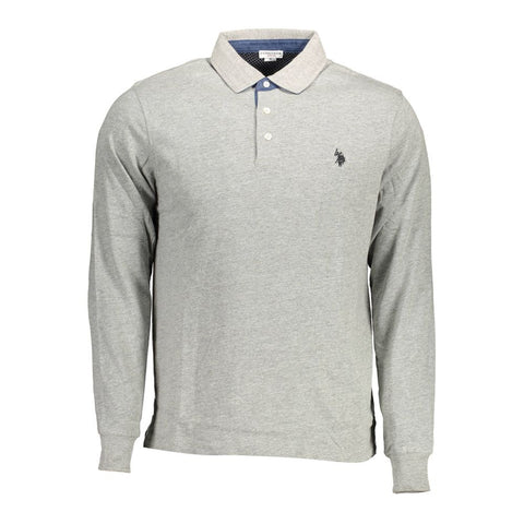 U.S. POLO ASSN. Brown Cotton Men Polo Shirt