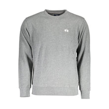 La Martina Gray Cotton Men Sweater