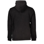 Tommy Hilfiger Black Cotton Men Sweater with Hood