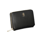 Tommy Hilfiger Black Polyurethane Women Wallet