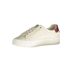 Calvin Klein Beige Leather Women Sneaker