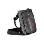 Tommy Hilfiger Black Polyurethane Men Shoulder Bag