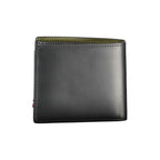 Tommy Hilfiger Black Leather Men Wallet