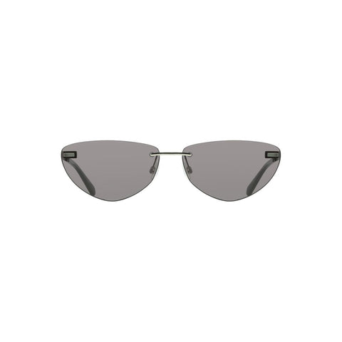 Calvin Klein Black Metal Women Sunglass
