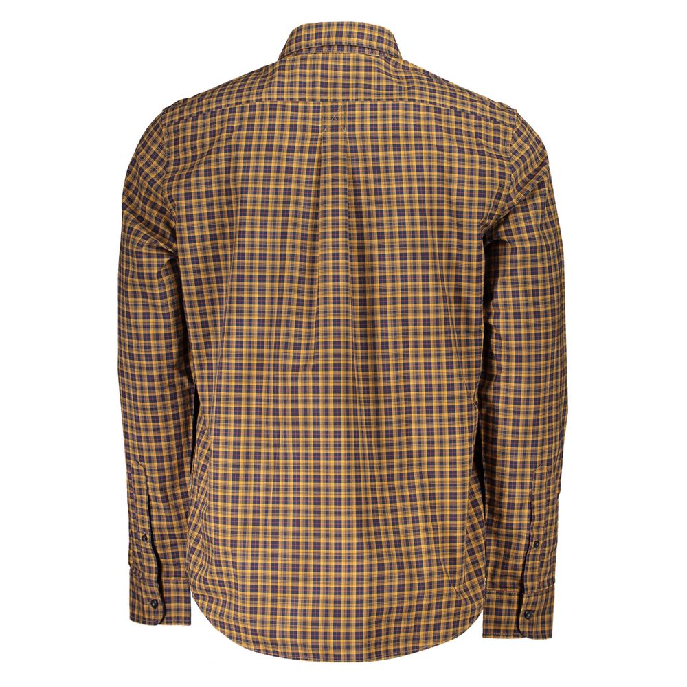 Timberland Yellow Cotton Men Shirt