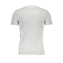 Gray Cotton Men T-Shirt Guess Jeans