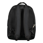 Tommy Hilfiger Black Polyester Men Backpack
