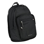Tommy Hilfiger Black Polyester Men Backpack