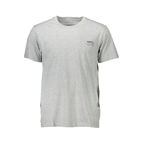 Brown Cotton Men T-Shirt Guess Jeans