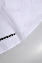 Dolce & Gabbana White Cotton GOLD Short Sleeves Formal Shirt