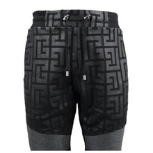 Balmain Black Cotton Men Jogging Pant