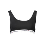 Black Cotton Women Sports Bra Tommy Hilfiger