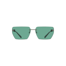 Calvin Klein Green Metal Men Sunglass