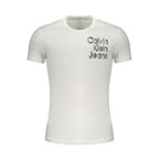 Calvin Klein Bianco Cotton Men T-Shirt