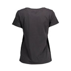 Levi's Black Cotton Women T-Shirt