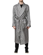 Dolce & Gabbana Multicolor Floral Robe Coat Wrap Jacket