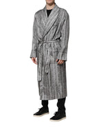 Dolce & Gabbana Multicolor Floral Robe Coat Wrap Jacket