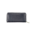 Blue Leather Women Wallet Tommy Hilfiger