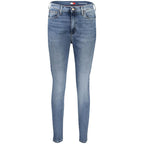 Tommy Hilfiger Blue Cotton Women's Skinny Jean