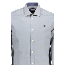 U.S. POLO ASSN. Light Blue Cotton Men Shirt