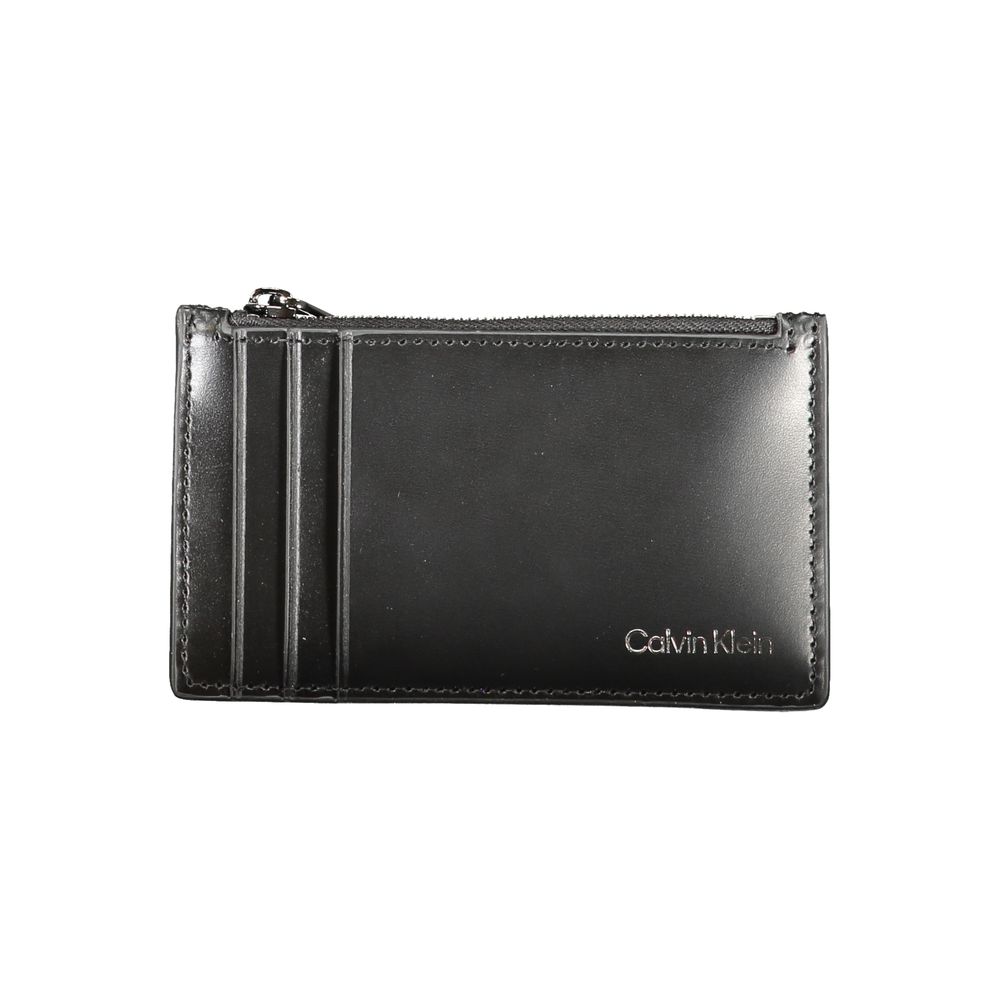 Calvin Klein Black Leather Men Wallet