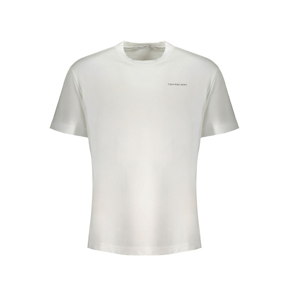 Calvin Klein White Cotton Men T-Shirt