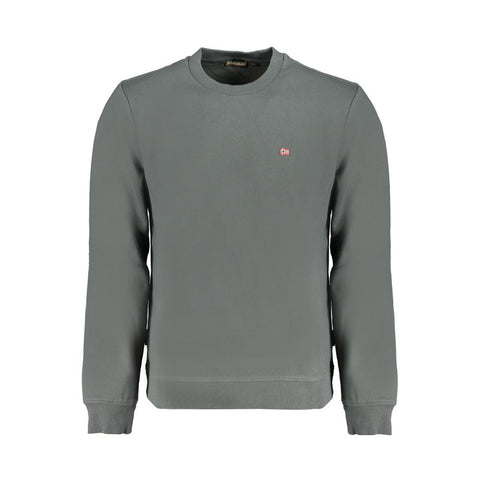 Napapijri Green Cotton Men Sweater
