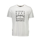 Diesel White Cotton Men T-Shirt