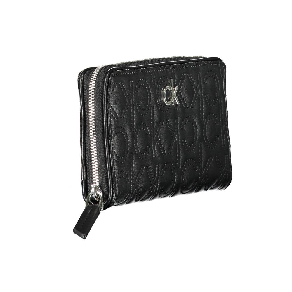 Black Polyethylene Women Wallet Calvin Klein