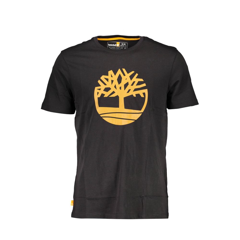 Timberland Black Organic Cotton Men's T-Shirt