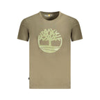 Timberland Verde Cotton Men T-Shirt