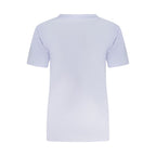 Converse Purple Cotton Women T-Shirt