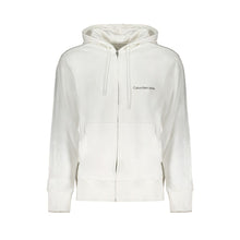 Calvin Klein White Cotton Men's Hooded Sweater