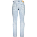 Tommy Hilfiger Blue Cotton Men's Tapered Jean