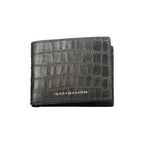 Tommy Hilfiger Black Leather Men Wallet