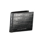 Tommy Hilfiger Black Leather Men Wallet