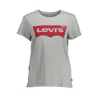 Levi's Brown Cotton Women T-Shirt