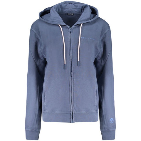North Sails Blue Cotton Women Sweater