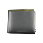 Tommy Hilfiger Black Leather Men Wallet