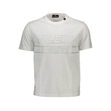 White Cotton Men T-Shirt Plein Sport