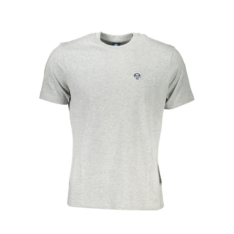 North Sails Brown Cotton Men T-Shirt