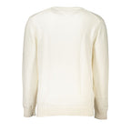 Tommy Hilfiger Chic White Crew Neck Cotton Sweater