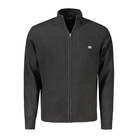 Black Polyamide Men Cardigan Norway 1963