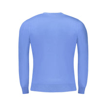 Cavalli Class Blue Viscose Men Sweater