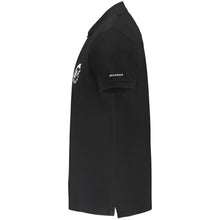 Trussardi Black Cotton Men Polo Shirt