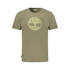 Timberland Green Cotton Men T-Shirt