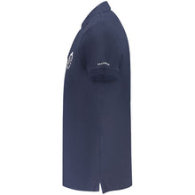 Trussardi Blue Cotton Men Polo Shirt